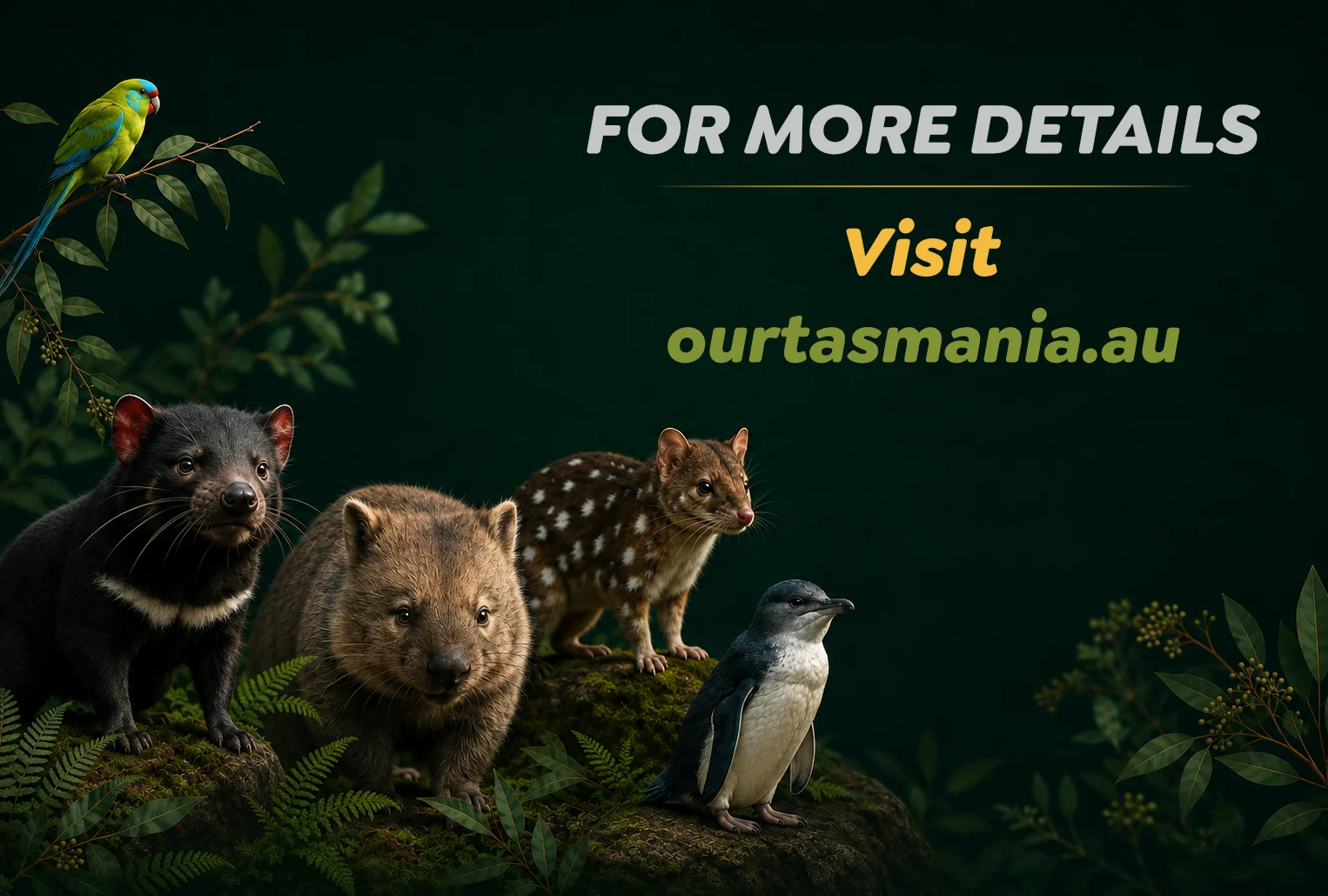 Our Tasmania — more species across Tasmania at ourtasmania.au